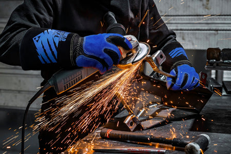 KameLo 917-L welding gloves detail