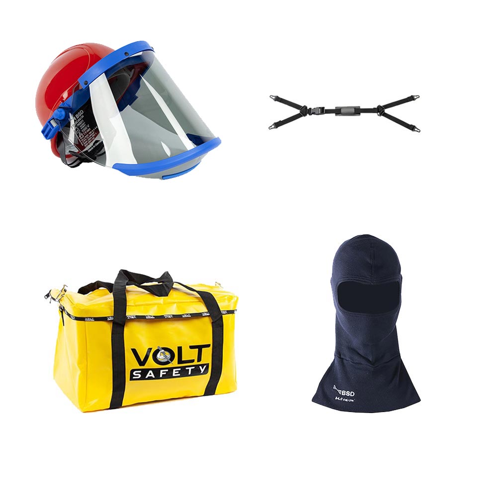 Volt Safety Arc Flash Head Protection Kit CAT 2