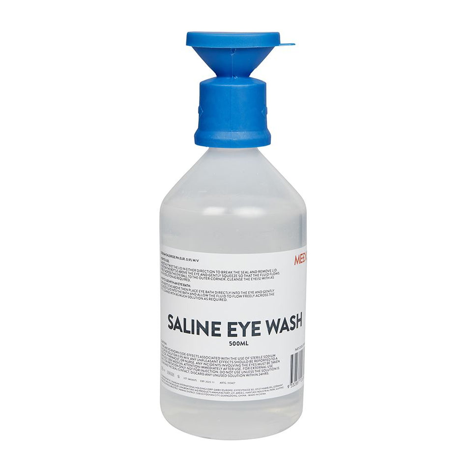 MEDIQ Saline Eye Wash 500ml EWS500