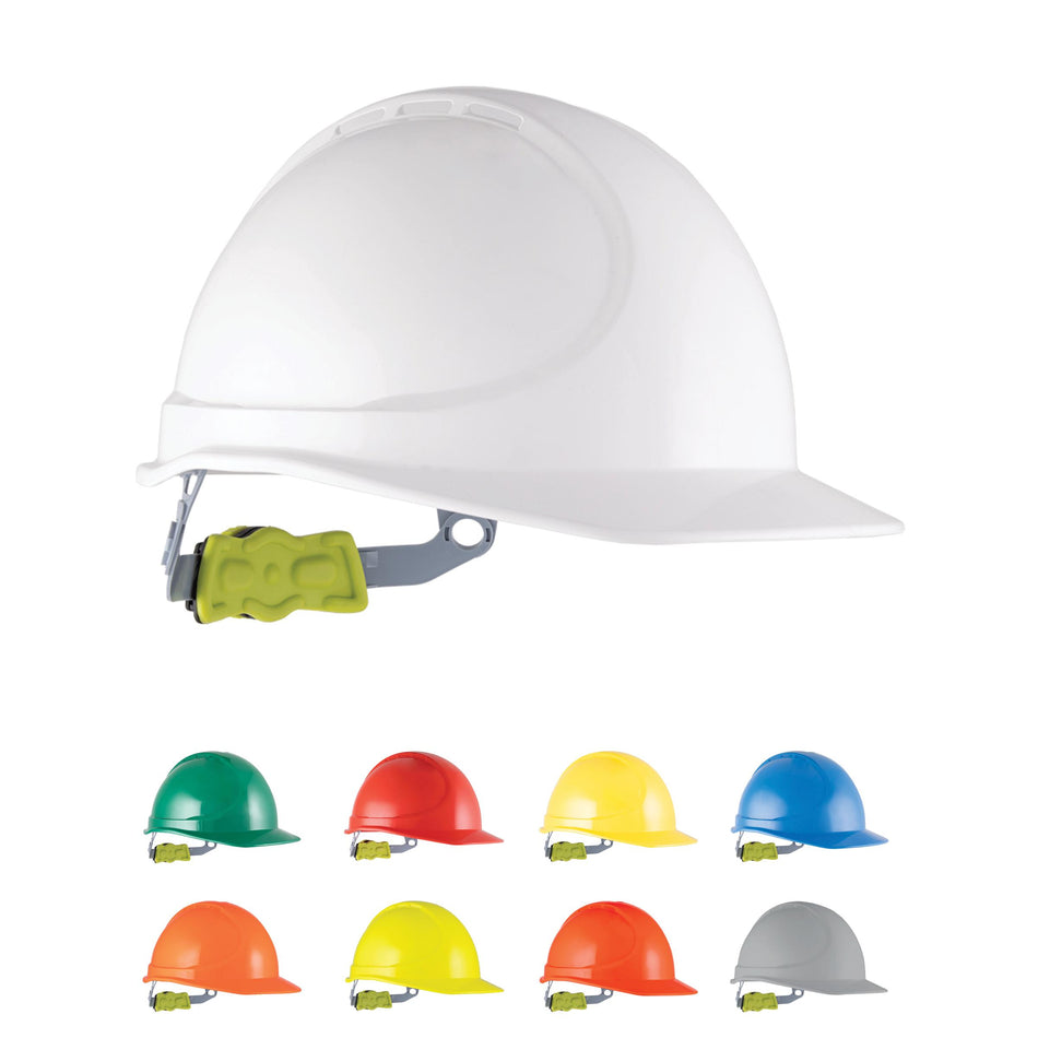GTE2 Essential Type 1 ABS Non-Vented Hard Hat with Ratchet Harness