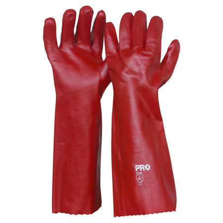 ProChoice 45cm Red PVC Glove PVC45
