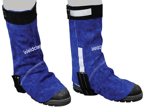 Weldclass Promax Blue Leather Welding Spats