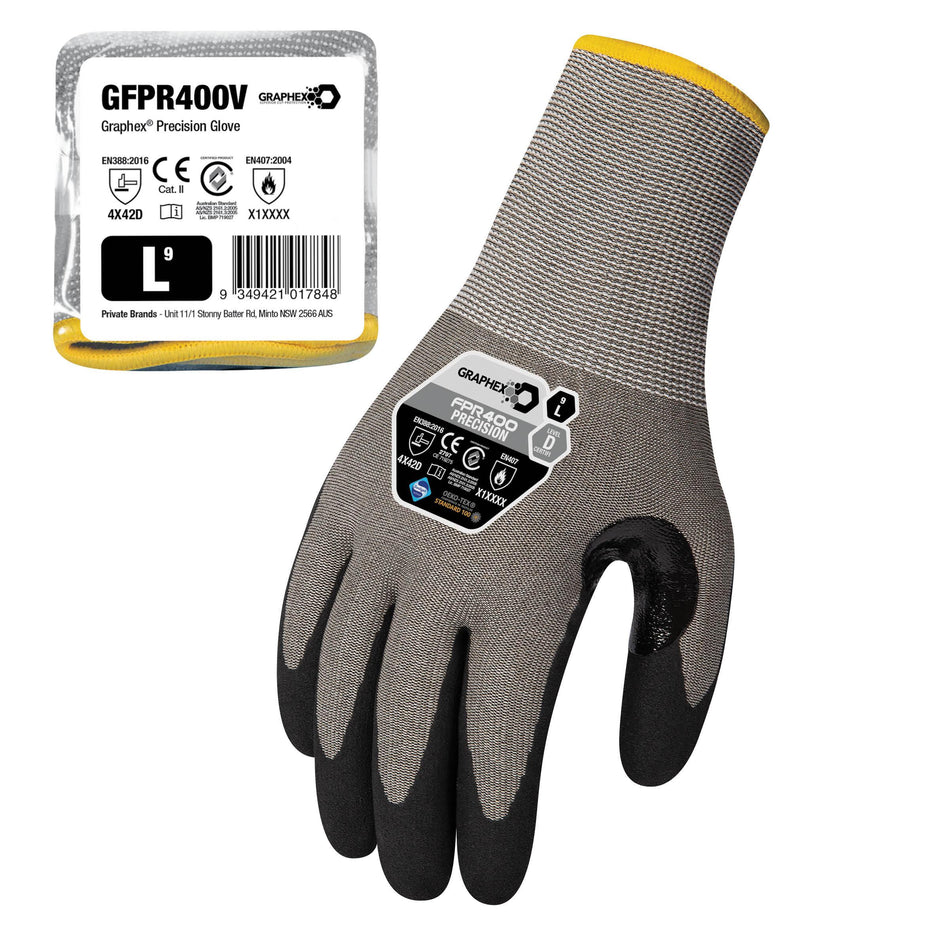 Graphex® Precision Glove (Cut Level D) - Vend-ready Packaging