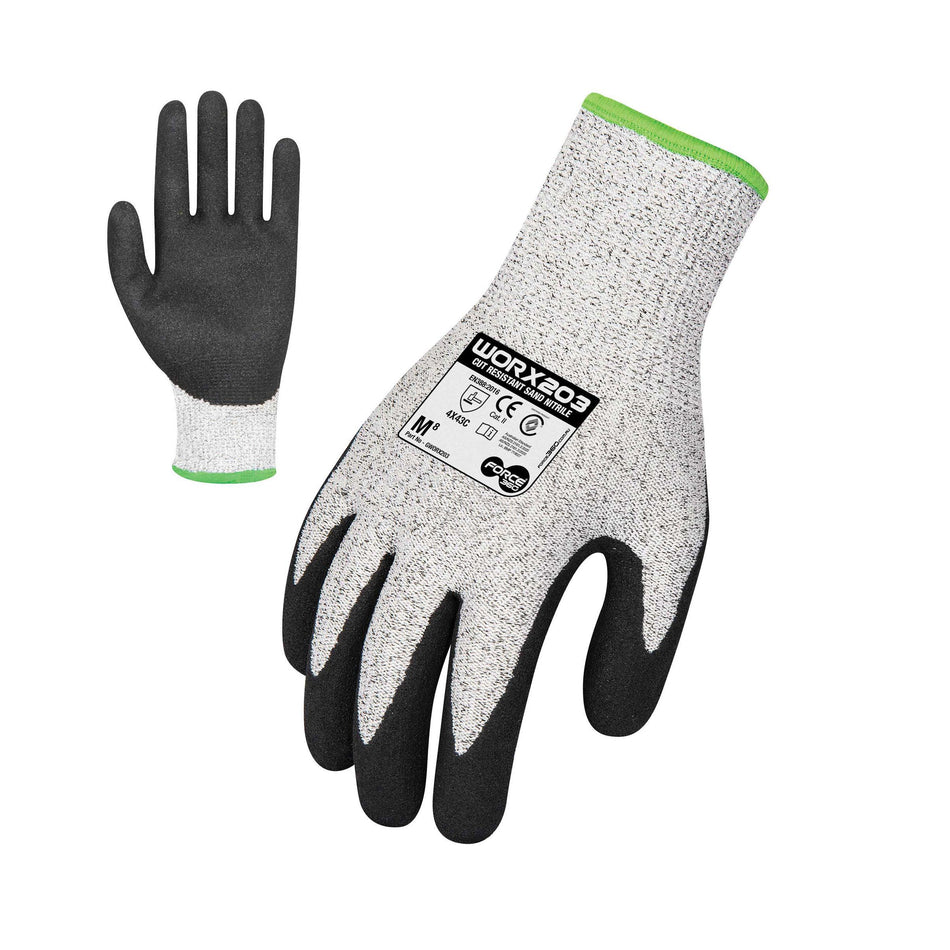 Cut Resistant Sand Nitrile Glove (Cut Level B)