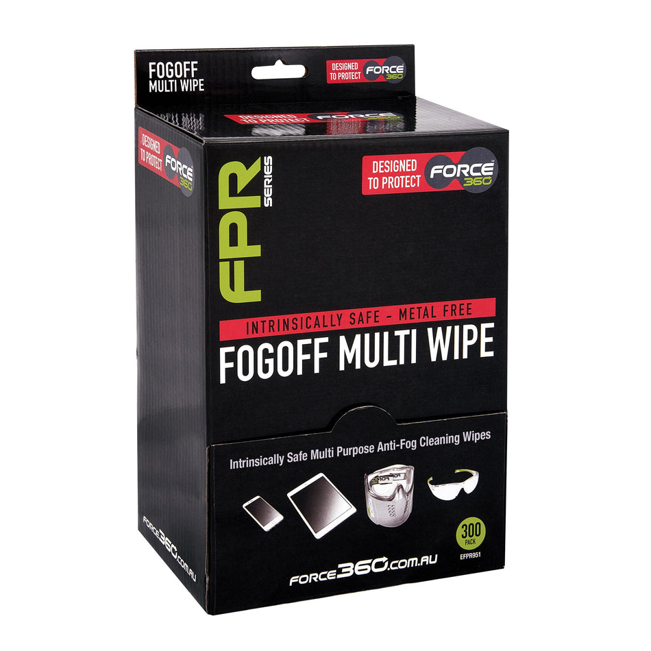 FogOff Intrinsically Safe FogOff Multi Wipes (300 Wipes Per Box)