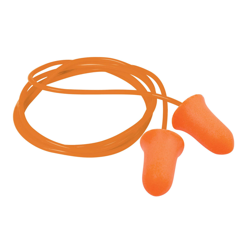 Bell Shaped Corded Disposable Earplug Class 4, 22dB (100pr Per Box)
