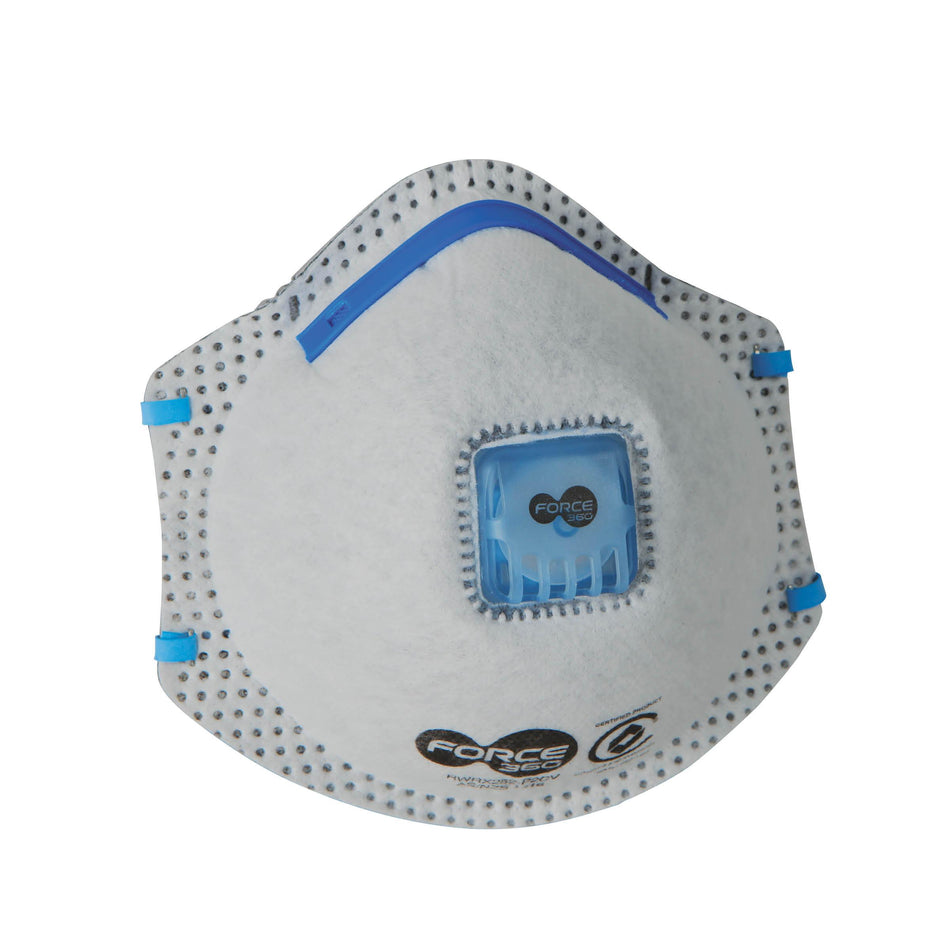 P2CV Active Carbon Disposable Respirator (10 Per Box)