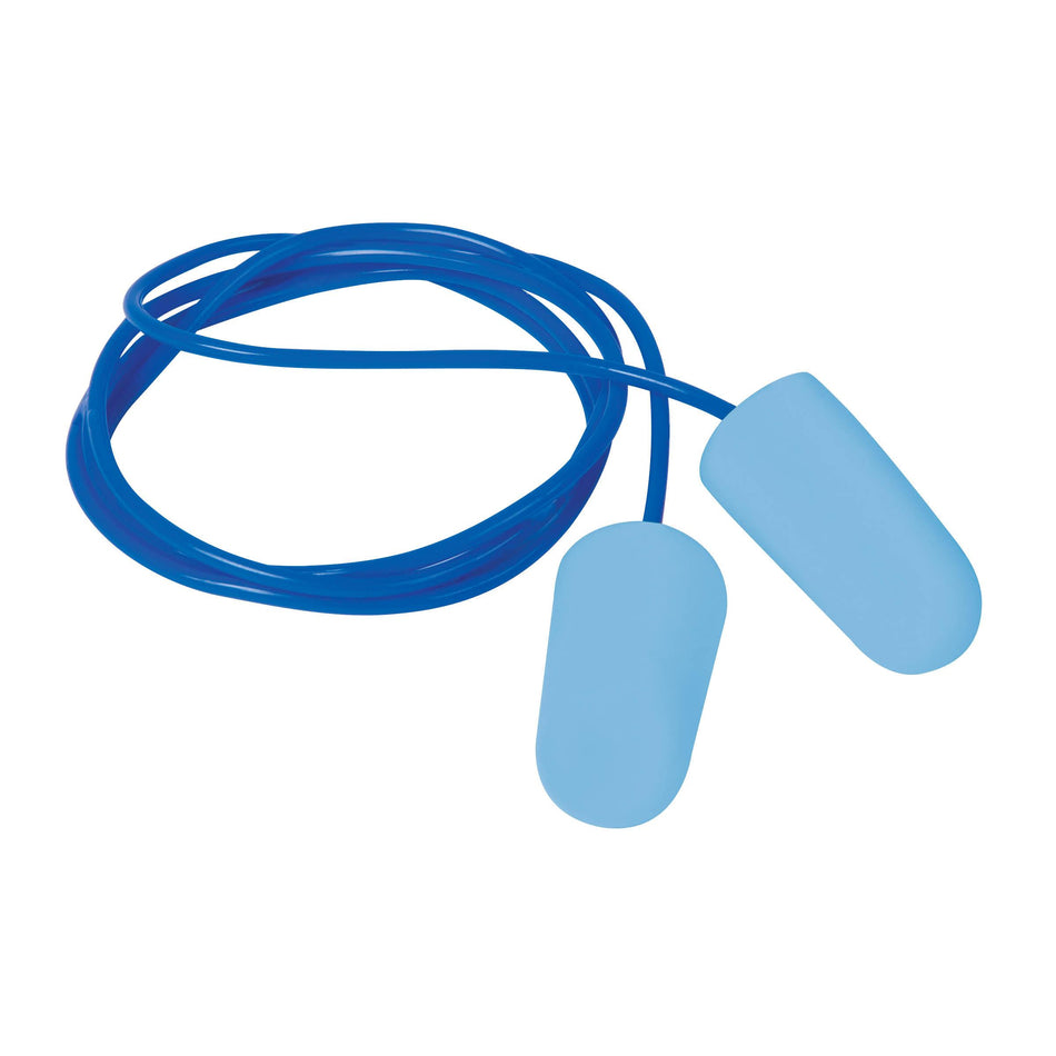 FoodSafe Metal Detectable Corded Disposable Earplug Class 5, 26dB (100pr Per Box)